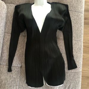Pleats please by Issey Miyake cardigan